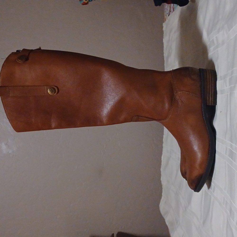 Sam Edelman Penny, All Leather Carmel Riding Boots. SZ. 7.5 - Picture 3 of 12